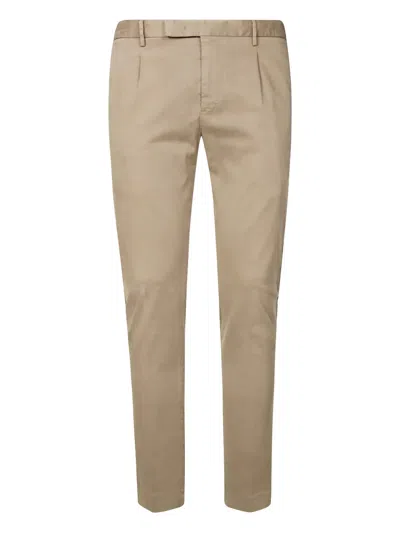 Pt Torino Pleated Trousers In Brown