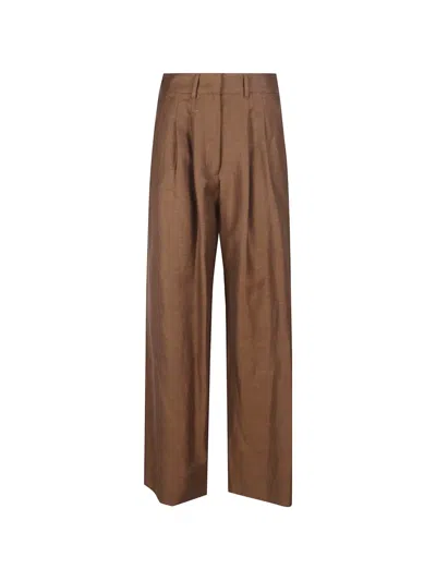 Pt Torino Pleated Trousers In Multi