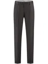 Pt Torino Pleated Trousers In Gray