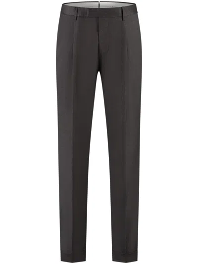 Pt Torino Pleated Trousers In Gray
