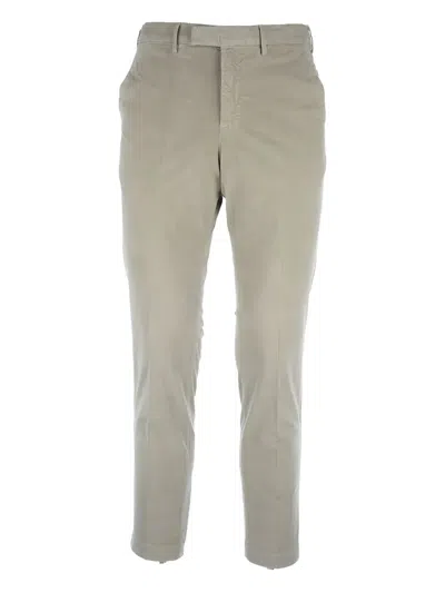 Pt Torino Pleated Trousers In Gray