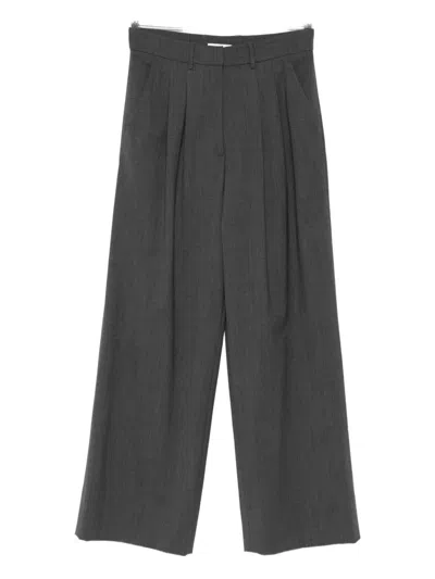 Pt Torino Pleated Trousers In Gray