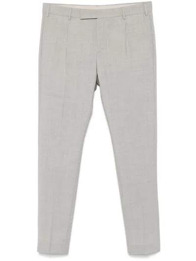 Pt Torino Pleated Trousers In Grey