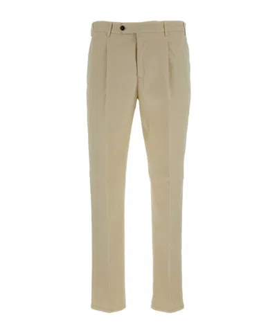 Pt Torino Union Stretch Gabardine Tousers In Neutral