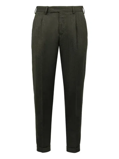 Pt Torino Pleated Wool Trousers