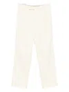 Pt Torino Pleated Wool Trousers In Neutral