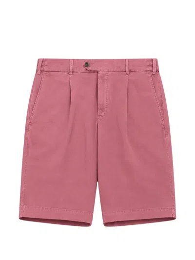 Pt Torino Pleated-detail Shorts In Pink
