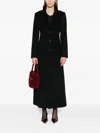 Pt Torino Pocket Buttoned Coat In Black