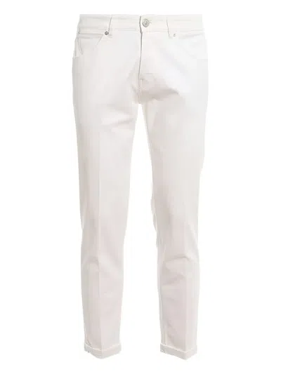 Pt Torino Pocketed Slim-fit Jeans In White