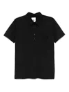 Pt Torino Short Sleeve Polo Shirt Featuring Chest Pocket In Black