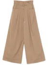 Pt Torino Poplin Trousers In Brown