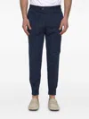 Pt Torino Pressed-crease Chinos In Blue