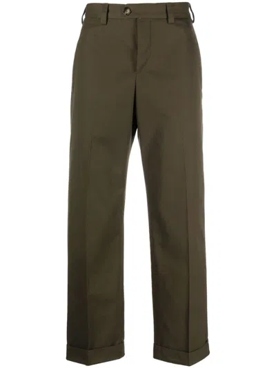 Pt Torino Straight-leg Chino Pants In Green