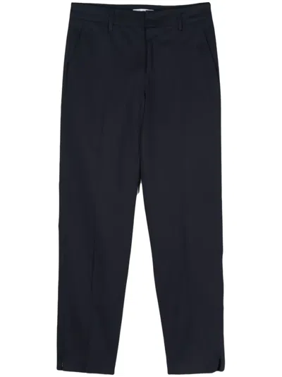 Pt Torino Tapered-leg Tailored Trousers In Blue
