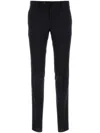 Pt Torino Stretch Wool Pant With Modern Tailoring In Blue