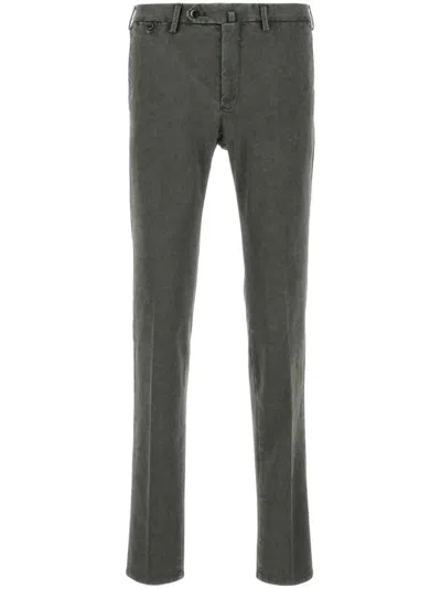 PT TORINO PRESSED-CREASE TAPERED TROUSERS