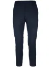 Pt Torino Pressed-crease Trousers In Blue