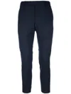 Pt Torino Pressed-crease Trousers In Blue
