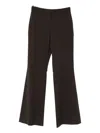 Pt Torino Pressed-crease Trousers In Brown
