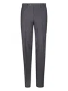 Pt Torino Pressed-crease Trousers In Gray