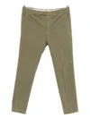 Pt Torino Pressed-crease Trousers In Green