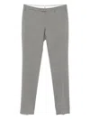 Pt Torino Pressed-crease Trousers In Grey