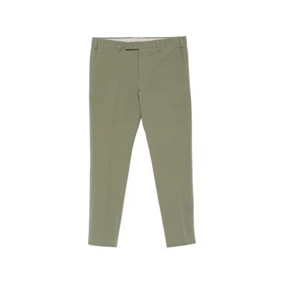 Pt Torino Pressed-crease Tailored Trousers In Green