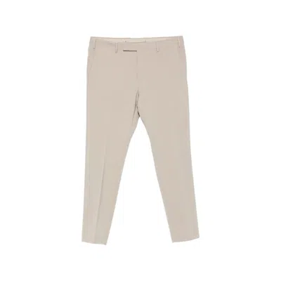 Pt Torino Pressed-crease Tailored Trousers In Neutral