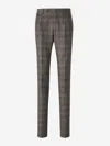 Pt Torino Prince Of Wales-pattern Trousers In Prince Of Wales Motif