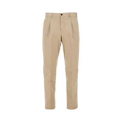Pt Torino Pt Hamptons Gabardine Pants In Brown