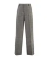 Pt Torino Pt01 Wide Leg Check Trousers