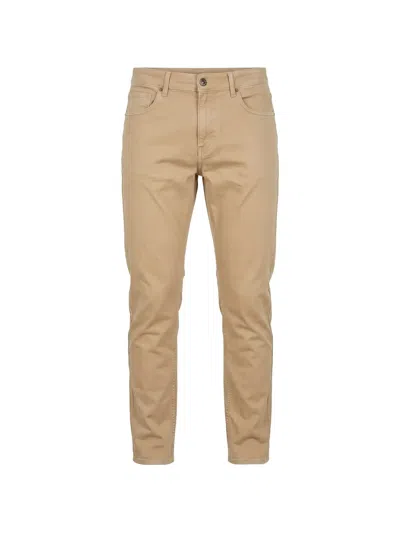 Pt Torino Pt05 Five-pocket Slim-fit Jeans In Brown
