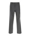 Pt Torino Tailored Wool Trousers With Pleats And Pockets In Gray