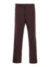 Pt Torino Pleated Trousers In Red