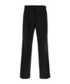 Pt Torino Tailored Wool Trousers With Pleats And Belt Loops In Black