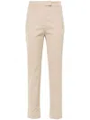 Pt Torino Raised Seam-detail Trousers In Neutrals