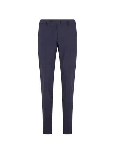 Pt Torino Rear-pocket Trousers In Blue