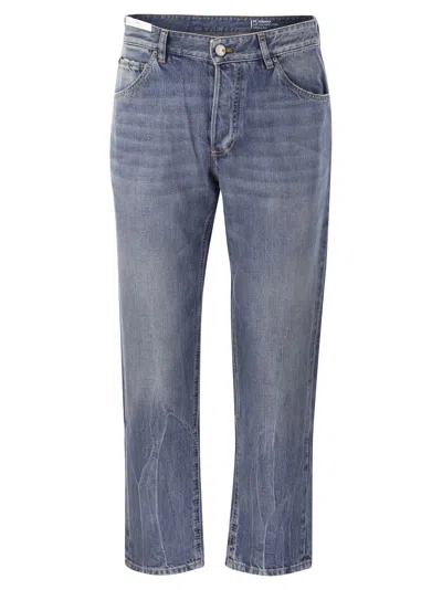 Pt Torino Rebel- Straight-leg Jeans In Blu