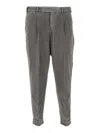 Pt Torino Mid-rise Straight Leg Corduroy Trousers In Animal Print