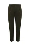 Pt Torino Rebel 1p Gabardine Trousers In Cacao