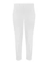 Pt Torino Rebel 1p Gabardine Trousers In White