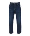 Pt Torino Stitched Denim Trousers Belt Loops In Blue