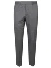 Pt Torino Rebel Flat Front Pant In Gray