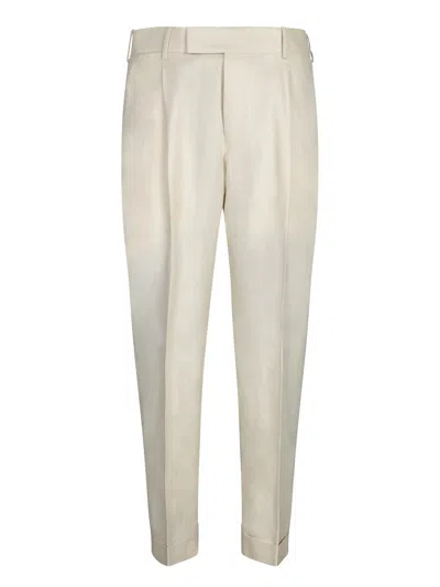PT TORINO REBEL HAZELNUT COTTON-LINEN PANTS