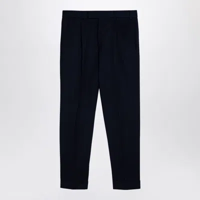 PT TORINO PT TORINO REBEL NAVY VIRGIN WOOL TROUSERS