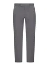 Pt Torino Rebel Trousers In Cotton In Dark Grey