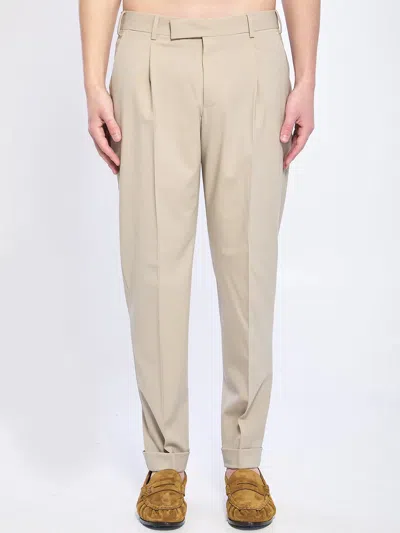 Pt Torino Rebel Stretch Virgin Wool Pants In Animal Print