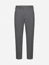 Pt Torino Rebel Stretch Wool Trousers In Non Definito