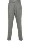 Pt Torino Rebel Tapered Trousers In Grey