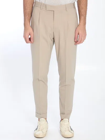 Pt Torino Rebel Trousers In Beige